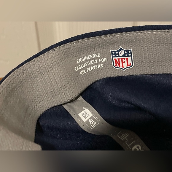 Seattle Seahawks Hat Cap New Era 59Fifty Blue Green Honeycomb SZ M/L NEW - Picture 11 of 13